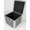 Flight case 100 vinyles imitation carbone - Précommande