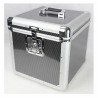 Flight case 100 vinyles imitation carbone - Précommande