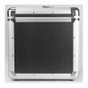 Flight case 100 vinyles imitation carbone - Précommande