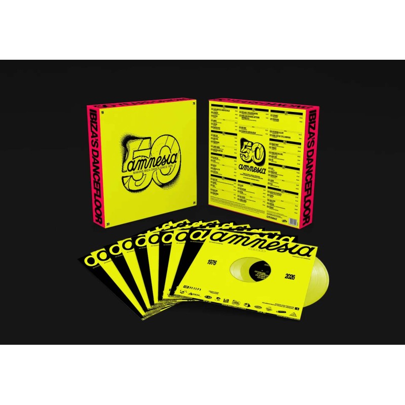 Coffret 10 vinyles VARIOUS ARTISTS  AMNESIA 50 YEARS